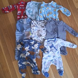 Newborn Boys Sleepers Bundle